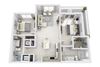 2 bedroom 2 bath Floor Plan 2 bedroom 2 bath Floor Plan at Windsor at Pembroke Gardens, Pembroke Pines, FL, 33027